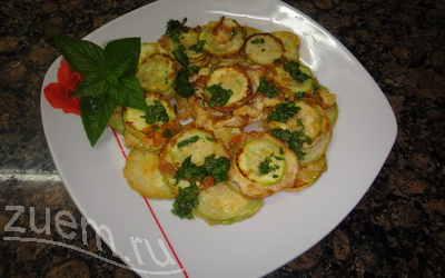ЦУККИНИ ПОД МЯТНЫМ СОУСОМ