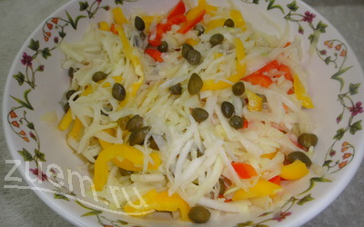 САЛАТ ИЗ КОЛЬРАБИ