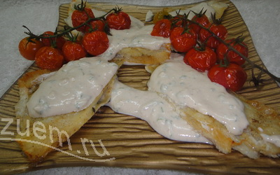 РЫБА ЗАПЕЧЕННАЯ С ЧЕРРИ ПОД СОУСОМ