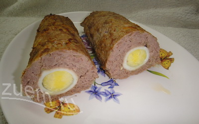 КУРИНЫЕ ЯЙЦА В МЯСНОЙ ШУБКЕ