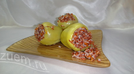 ФАРШИРОВАННЫЙ ПЕРЕЦ КРАСНЫМ РИСОМ НА ПАРУ