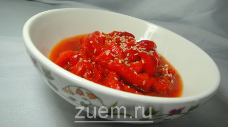 САЛАТ ИЗ ПЕРЦА БОЛГАРСКОГО