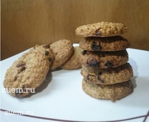 ОВСЯНОЕ ПЕЧЕНЬЕ НА РАСТИТЕЛЬНОМ МАСЛЕ